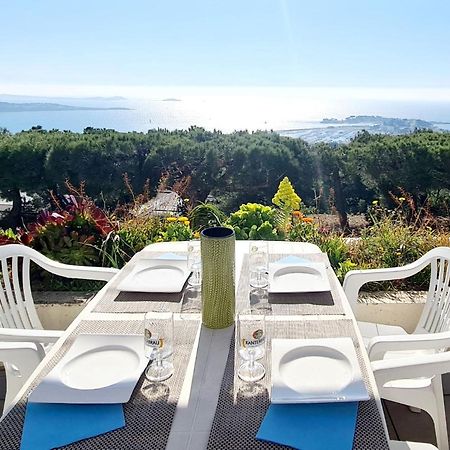 Vue Mer Panoramique Et Piscine 방돌 외부 사진